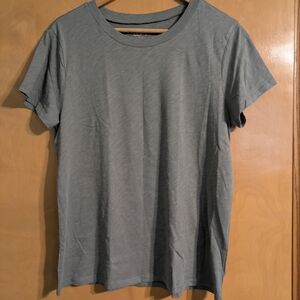 LOFT Heather Gray Short Sleeve Top